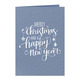 Merry Christmas and Happy New Year Vertical Folded Shimmer Holiday Cards Image 9 of 10